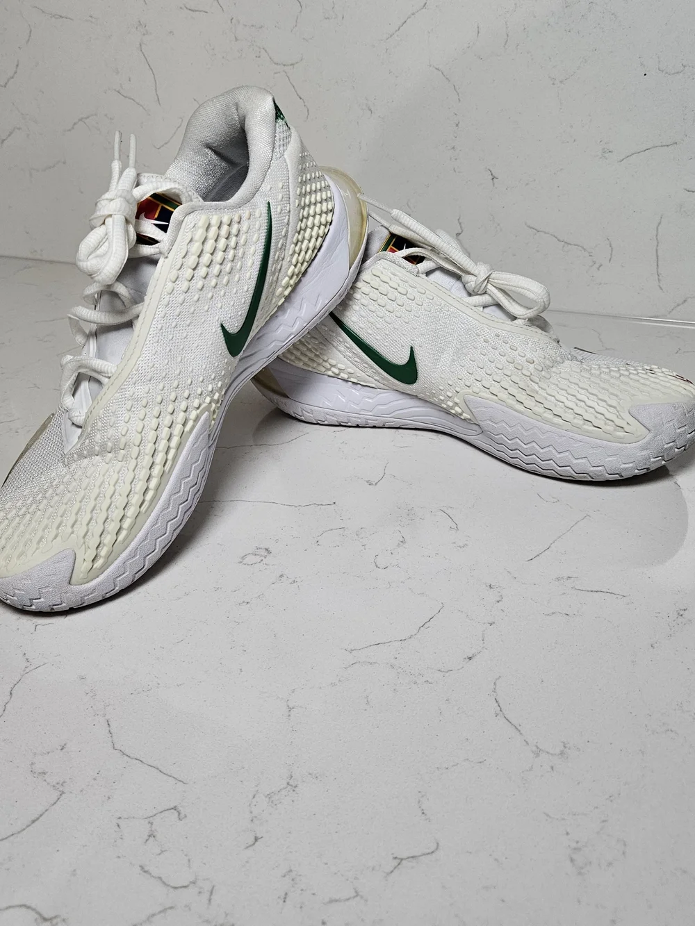 Nike Court Zoom Vapor Cage 4 Tennis Shoes Size 6.5 Green Swoosh